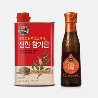 백설 통참깨 참기름