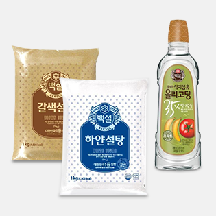백설 설탕,올리고당 제품 사진