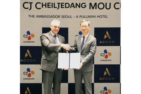 CJ제일제당-아코르 호텔 체인 MOU 사진