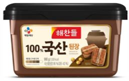 해찬들 100% 국산 된장 제품 이미지