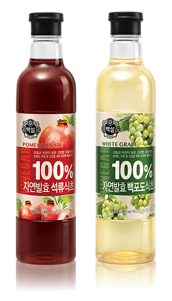 백설 자연발효식초 2종