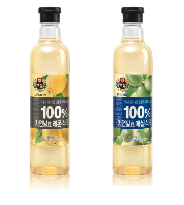 CJ제일제당 100 발효 식초 레몬 매실 이미지