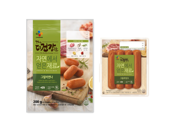 CJ제일제당 'The더건강한 자연에서 얻은 재료' 비엔나 %26 후랑크
