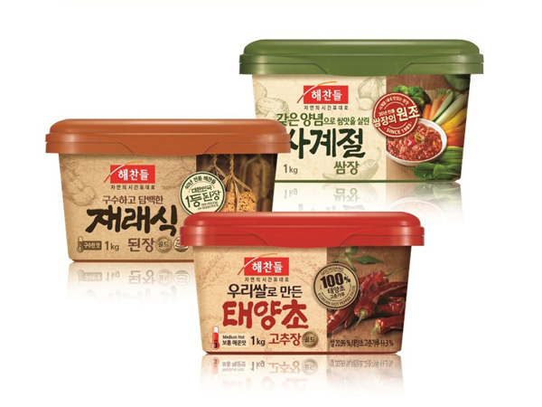 CJ제일제당 해찬들 대표 상품 이미지