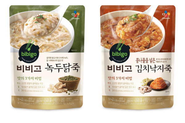 CJ제일제당 비비고 죽 파우치형 신제품 2종 이미지