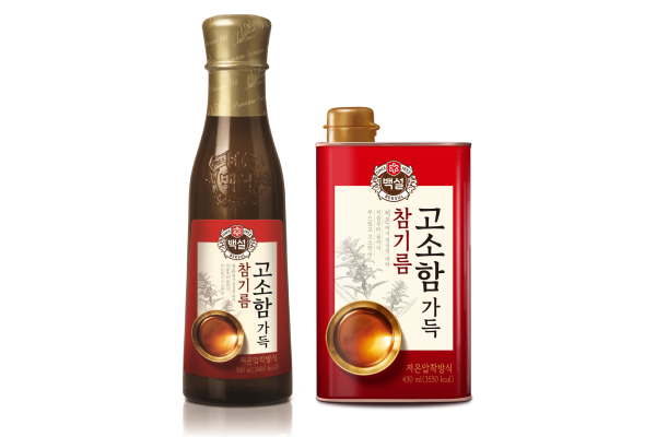 CJ제일제당 백설 고소함 가득 참기름 제품 이미지