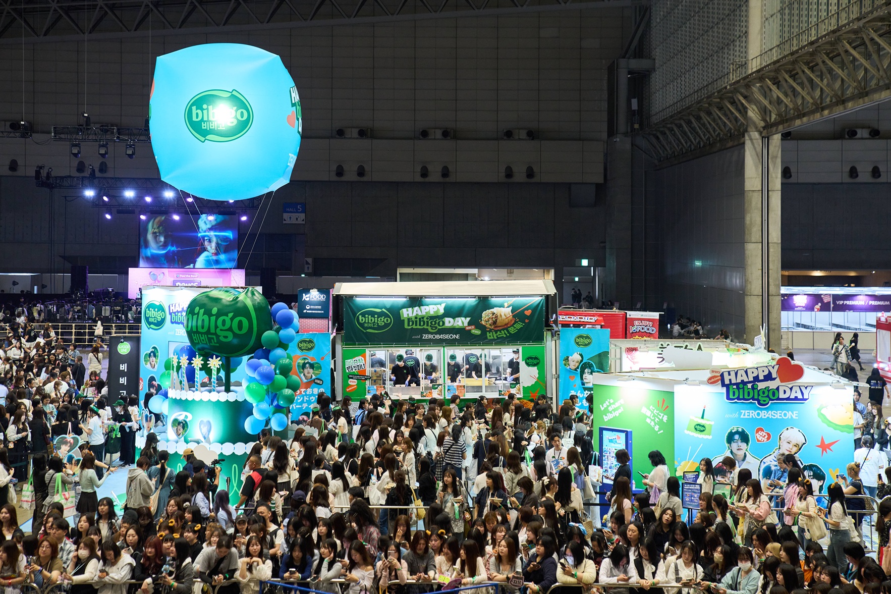 KCON JAPAN 2026 비비고 부스 전경