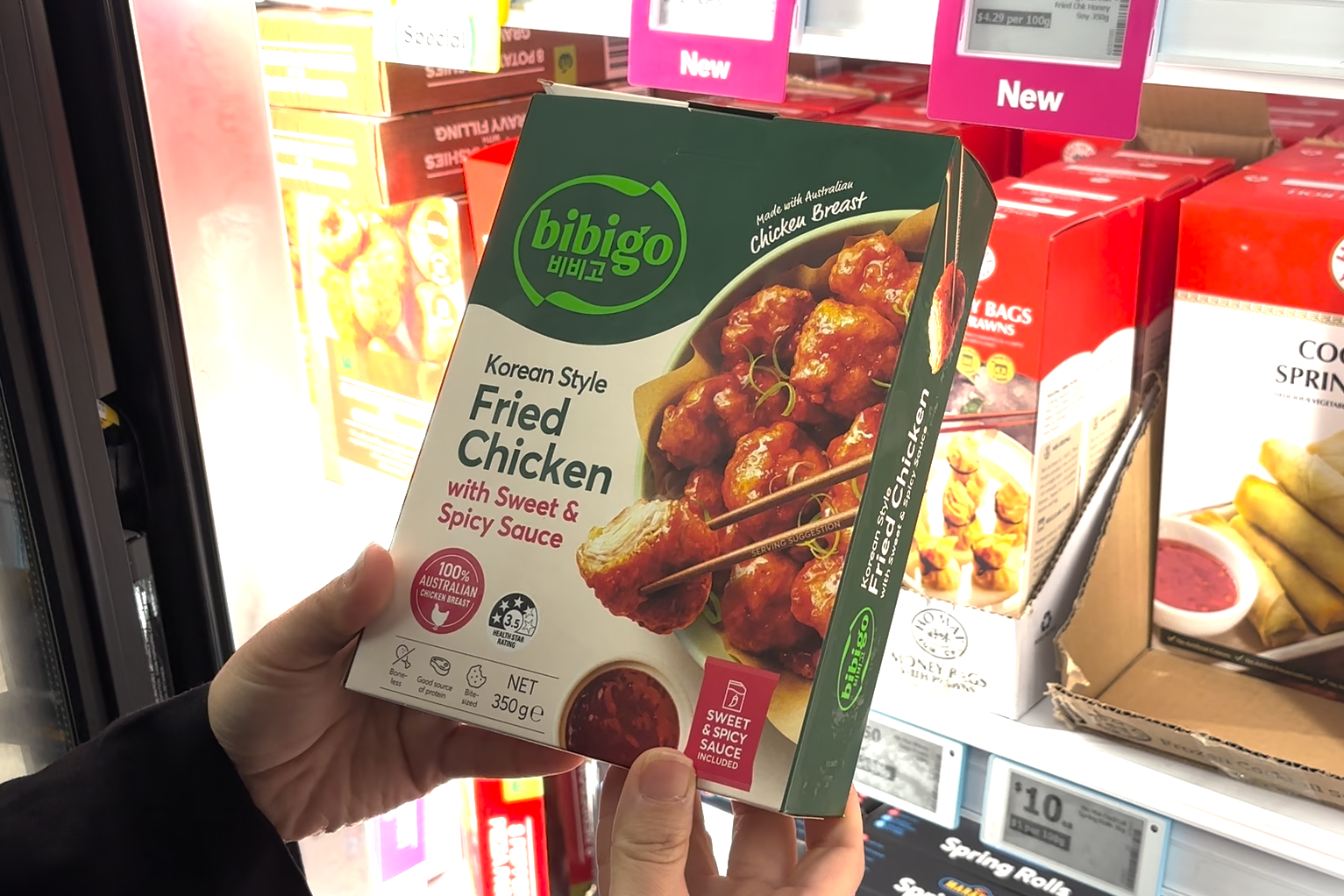 bibigo Korean Style Fried Chicken available at Woolworths, Australia’s No. 1 supermarket chain