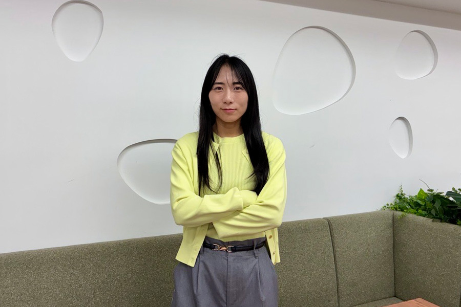 Ichikawa Sayo, who leads the Brand Communication Team at CJ FOODS JAPAN