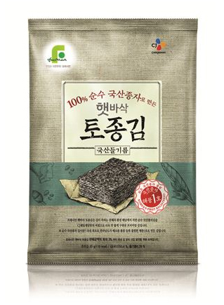프레시안 햇바삭 토종김 국산 들기름 제품