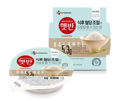 햇반 식후 혈당 조절에 도움을 줄 수 있는 밥 제품
