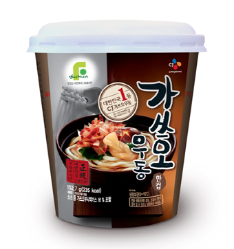 프레시안 가쓰오 우동 컵용기 제품
