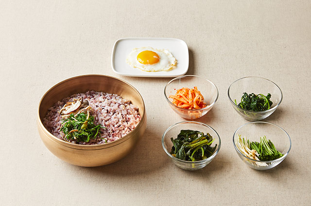봄나물 비빔밥 만들기 5단계 사진