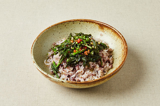 두릅 비빔밥 만들기 7단계 사진