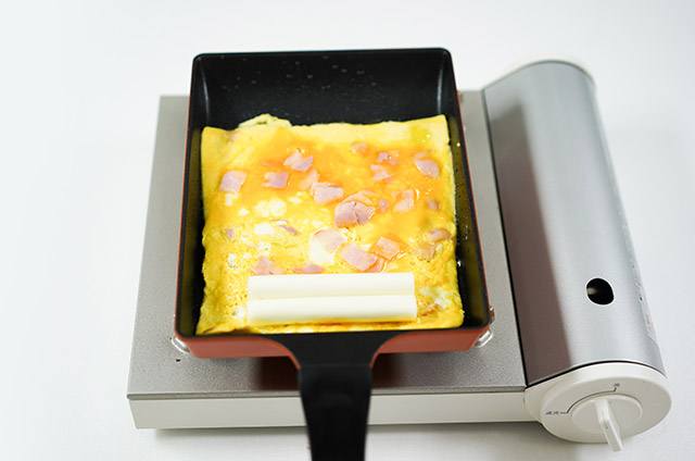 베이컨 치즈 계란말이 만들기 6단계 사진