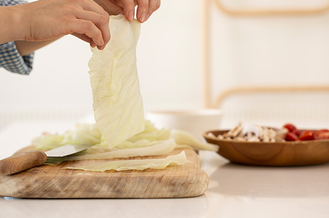 [AWS TEST] 채소&고기 가득 비엔나 Style 캐비지롤 만들기 5단계 사진