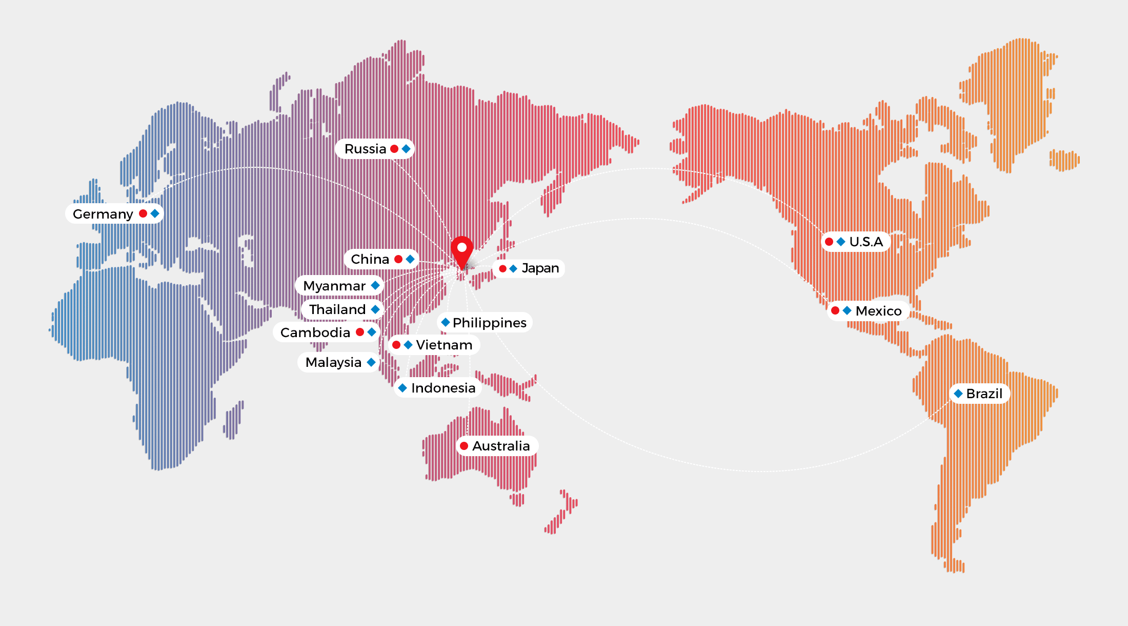 글로벌 현황 지도