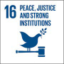 16. PEACE, JUSTICE AND STRONG INSTITUTIONS