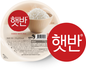 햇반 세 번째 리뉴얼 제품 이미지